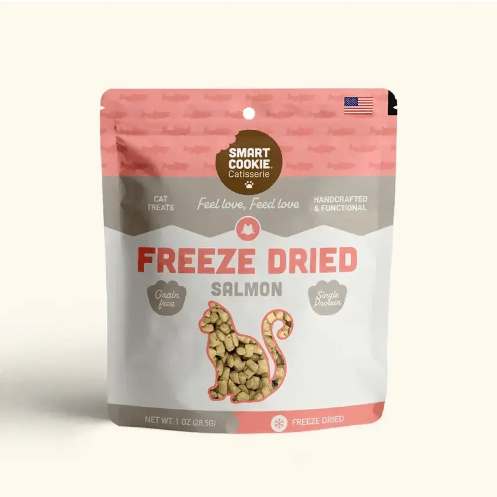 Smart Cookie Freeze-Dried Alaskan Salmon Cat Snacks