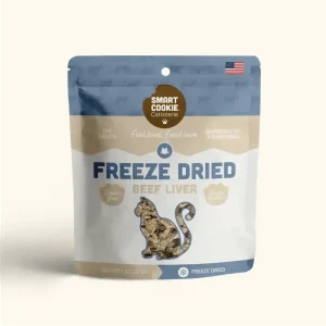 Smart Cookie Freeze-Dried Beef Liver Cat Treats – 100% Pure & Wholesome