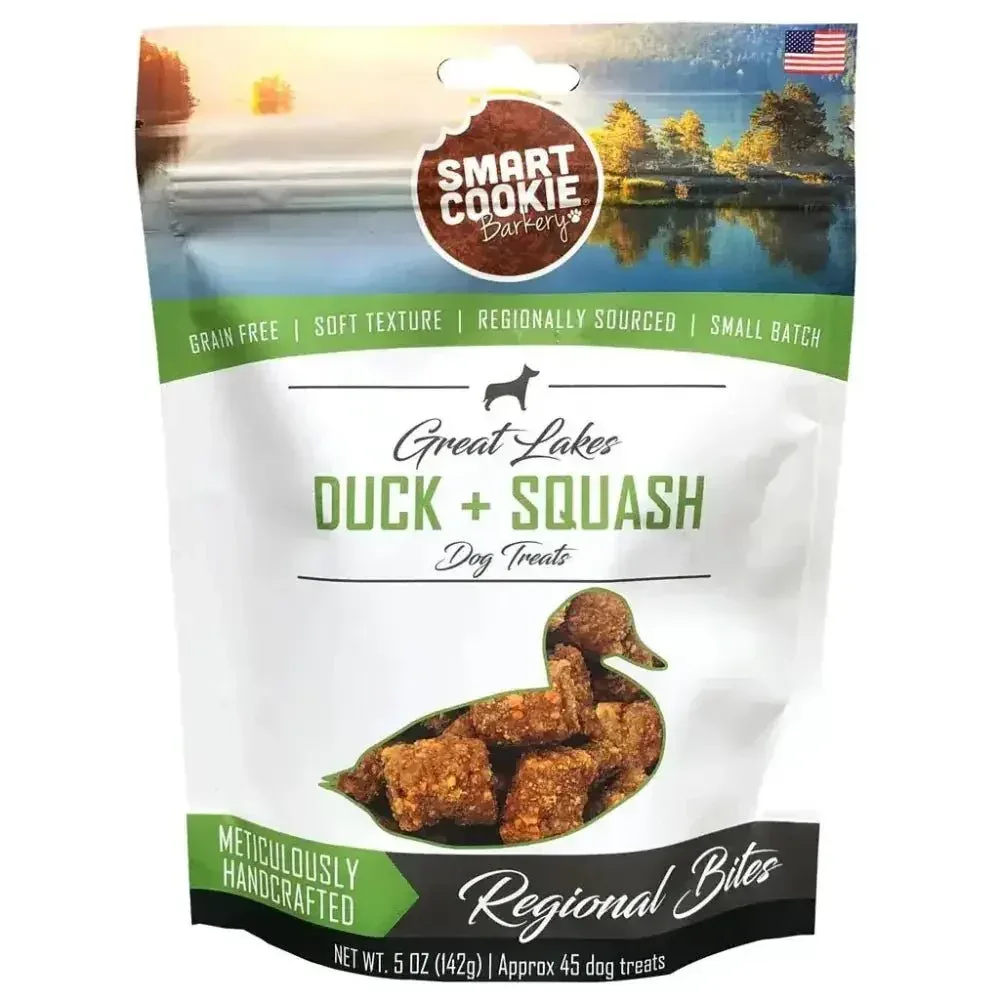 Smart Cookie Grain-Free Duck & Squash Dog Treats – Perfect for Dogs with Allergies 5oz