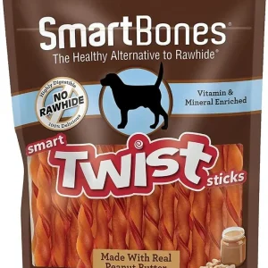 SmartBones Vegetable, Chicken and Peanut Butter Smart Twist Sticks