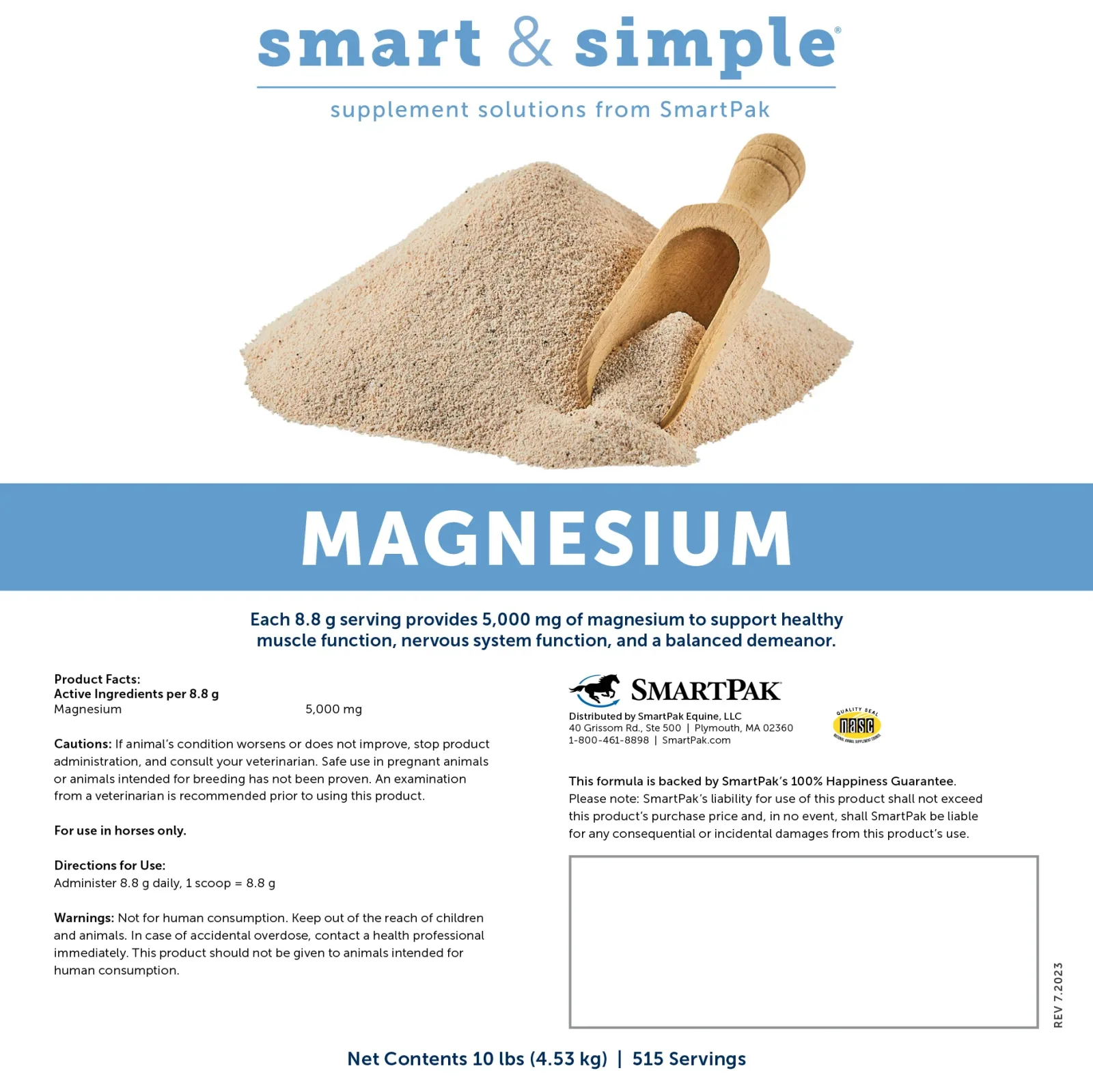 Smartequine Smart Magnesium 10lb Bag - Image 2