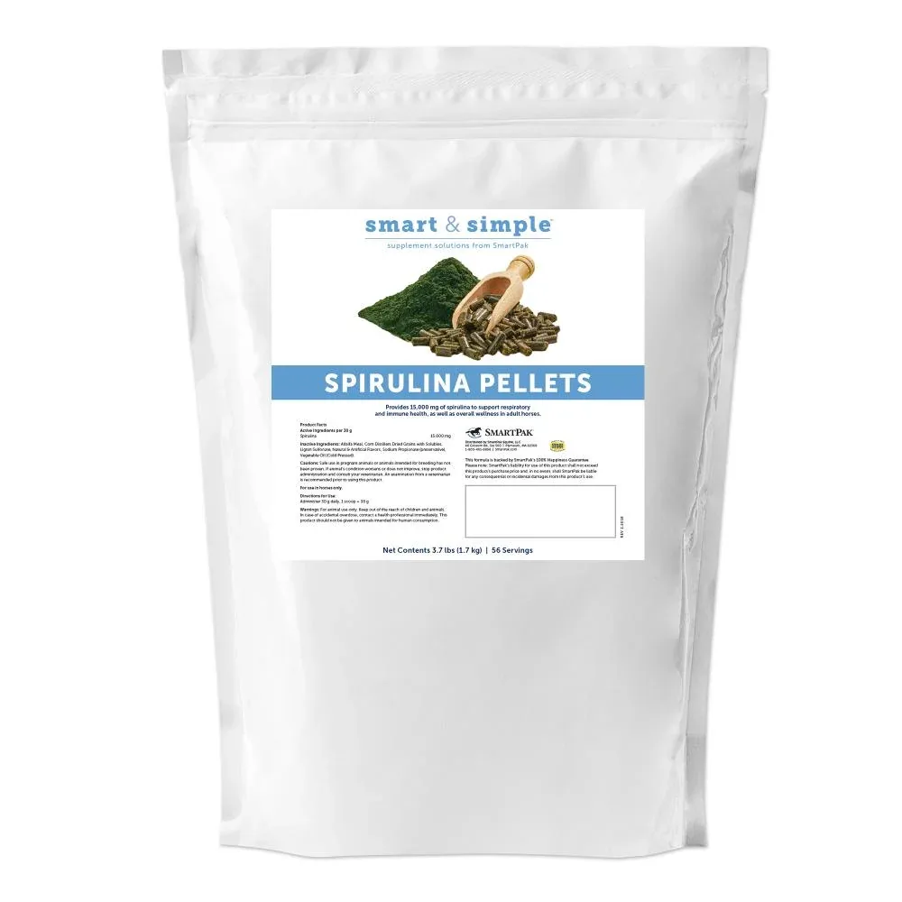 Smartequine Smart & Simple Spirulina Pellets 3.7 lb Bag