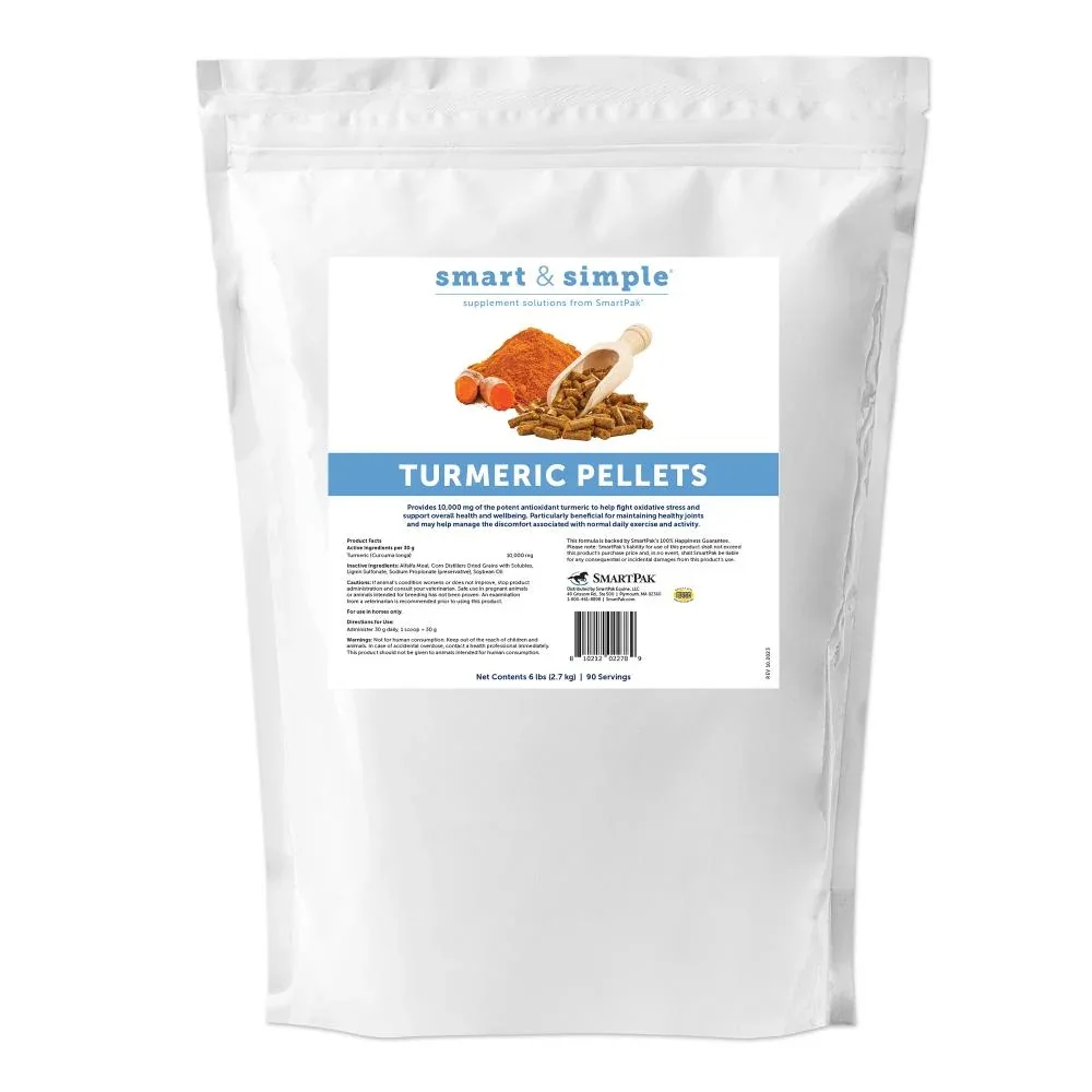 Smartequine Smart & Simple Turmeric Pellets 6lb Bag