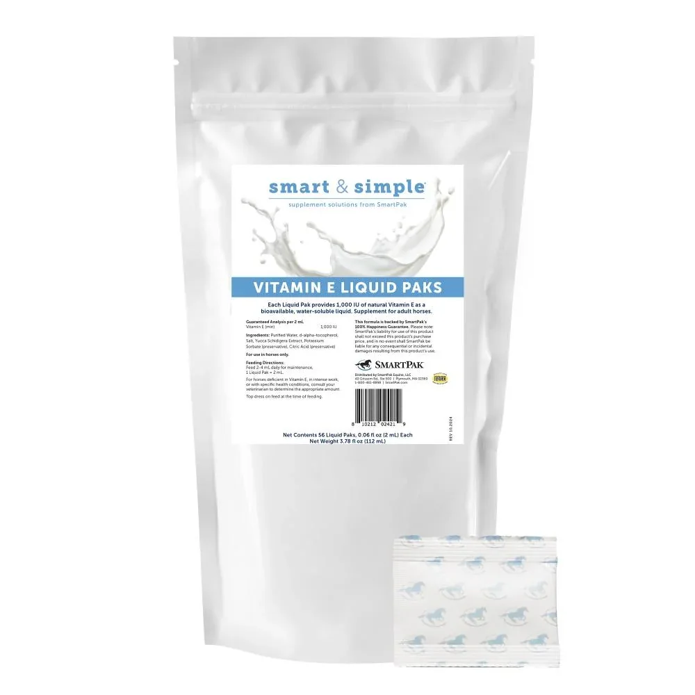 Smartequine Smart & Simple Vitamin E Liquid 56 LiquidPaks