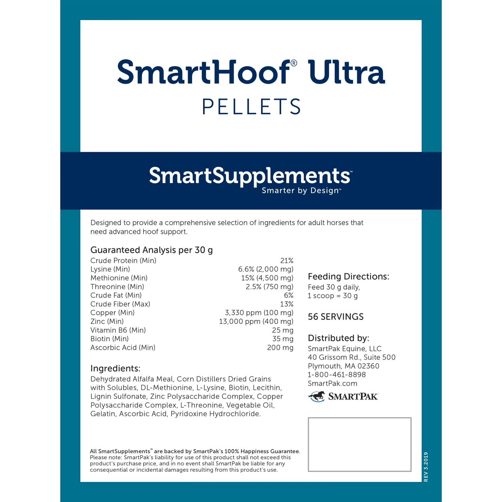 Smartequine SmartHoof Ultra Pellets 3.8 lb Bucket - Image 2