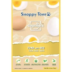 Snappy Tom Tuna and Egg Cat Topper for Happy Cats 12ea/2.5 oz