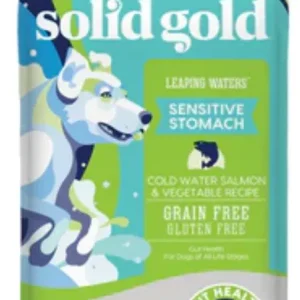 Solid Gold Leaping Waters Adult Cold Water Salmon and Vegetable Dog Food -22lbs.