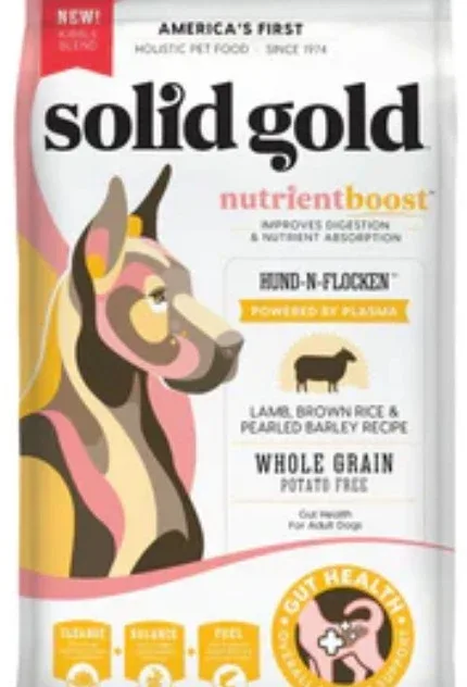 Solid Gold NutrientBoost Hund-N-Flocken with Lamb, Brown Rice & Pearled Barley
