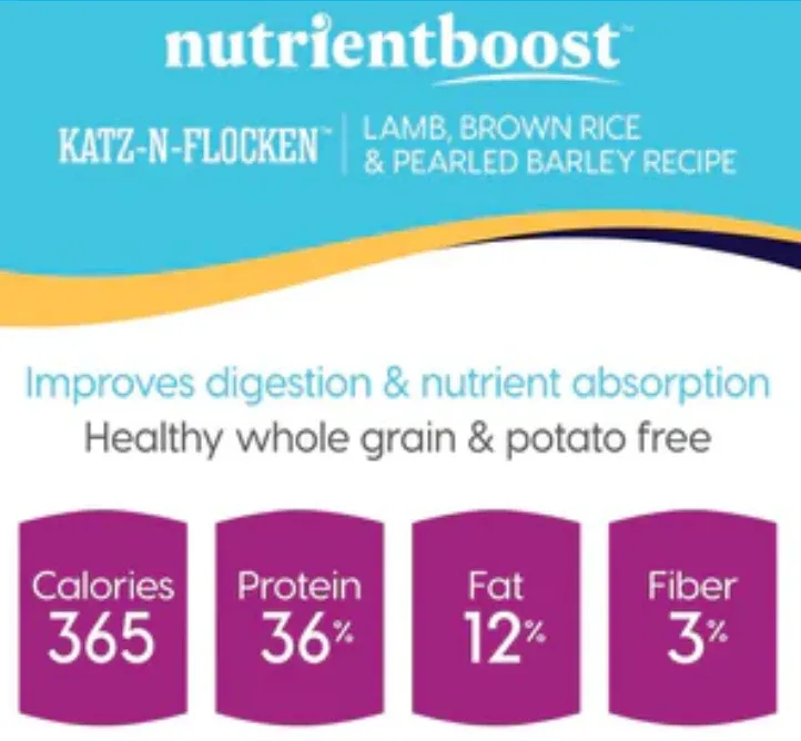 Solid Gold NutrientBoost Katz-N-Flocken with Lamb, Brown Rice & Pearled Barley - Image 2