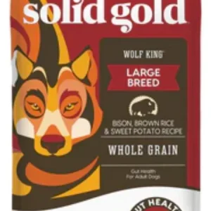 Solid Gold Wolf King with Bison Dry Dog Food 24lb. Bag