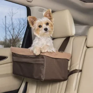 Solvit Products Deluxe Dog Booster Seat Tan Lg