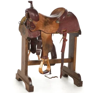 South Texas Tack Used 14.5in Single Skirt Ranch Cutter