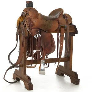 South Texas Tack Used 15in Roughout In Skirt Ranch Roper