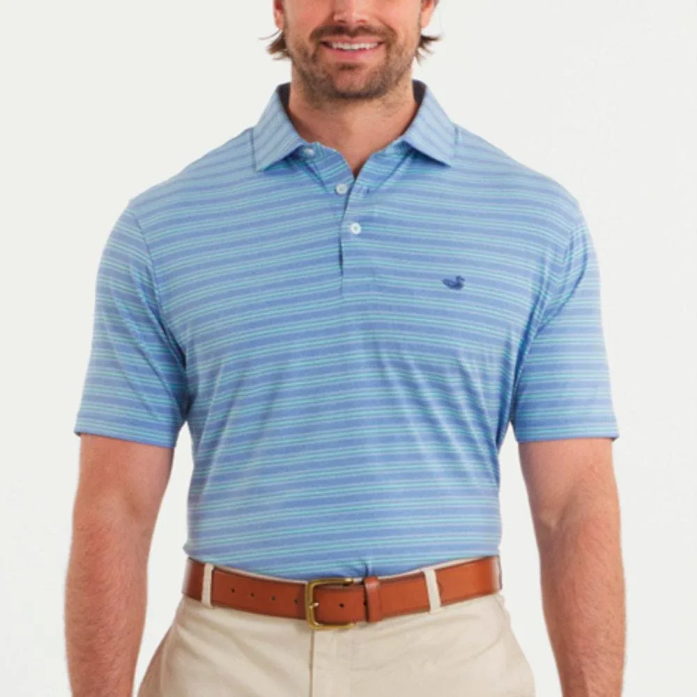 Southern Marsh Men's Lilac & Mint Maybourne Polo