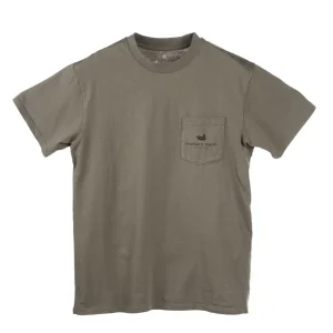 Southern Marsh Mens Stonewall Olive Retro Camp Branding Tee