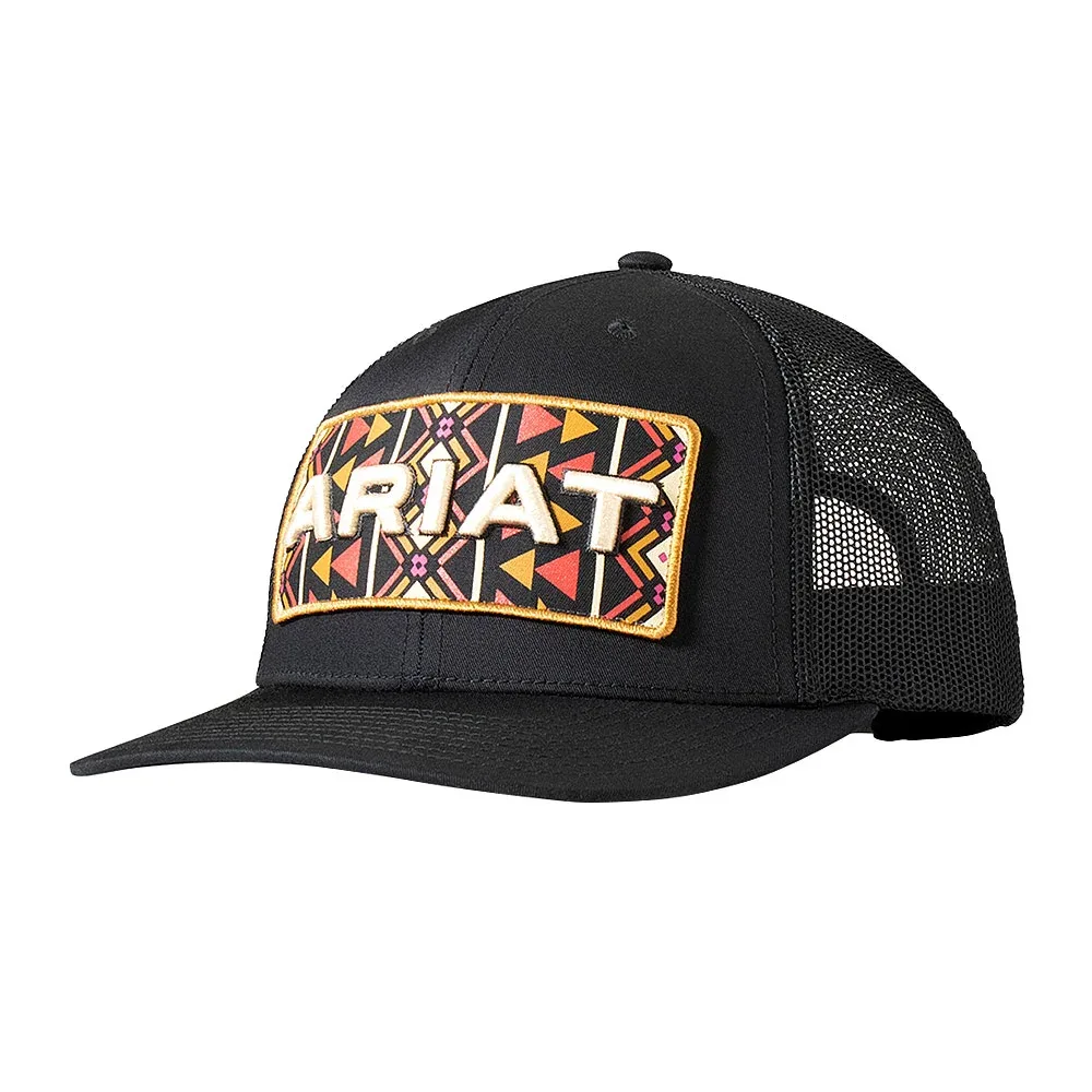 Southwest Print Patch Black Cap - Image 2