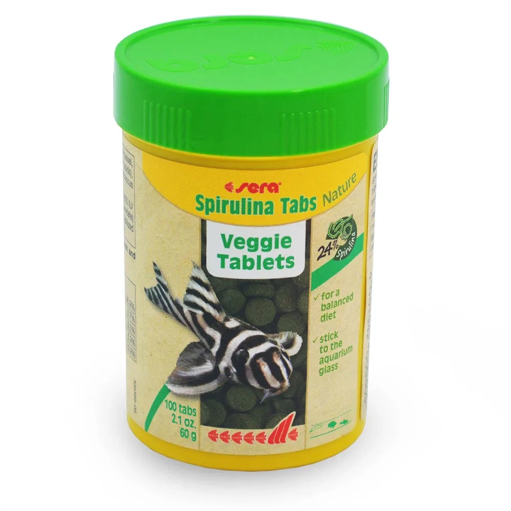 Spirulina Veggie Small Grazer Tablets (2.1 oz) ~ 100 Tablets - Sera