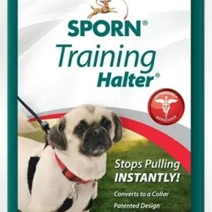 Sporn Original Training Halter for Dogs - Black