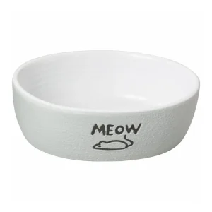 Spot 5 in Cat MEOW Gray Nantucket Dish by Ethical Pet