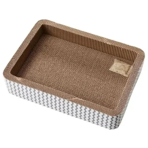 Spot Bed Cat Scratcher with Catnip 17 in