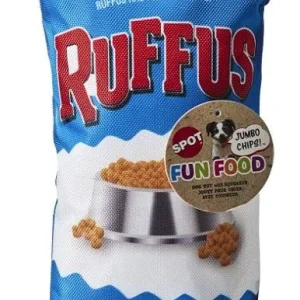 Spot Fun Food Ruffus Chips Plush Dog Toy