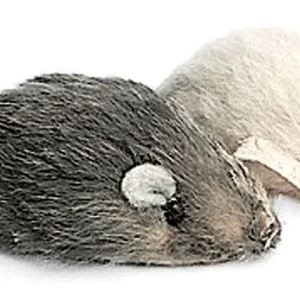 Spot Plush Mice Rattle and Catnip Cat Toy Assorted, 4.5 in 2 ct