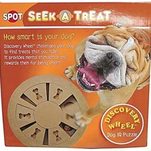 Spot Seek-A-Treat Discovery Wheel Interactive Dog Treat and Toy Puzzle