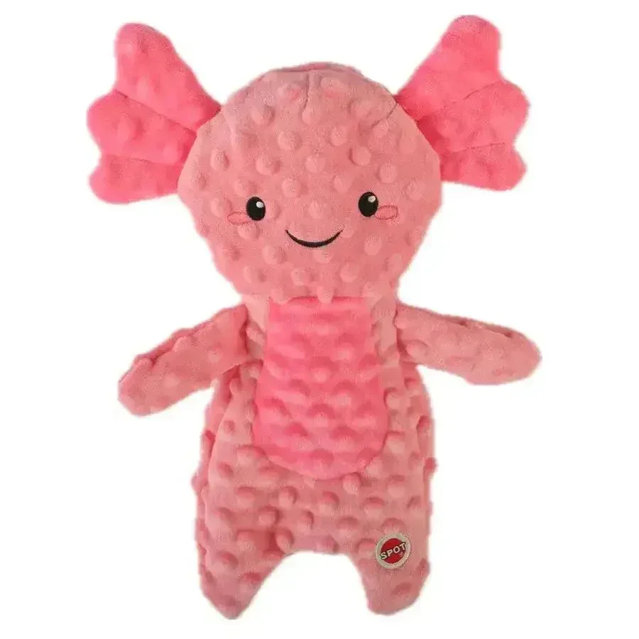 Spot Stuffing-Free Axolotl Dog Toy with Squeaker Assorted