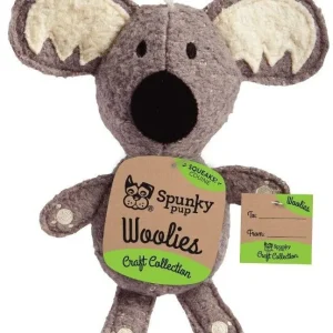 Spunky Pup Woolies Koala Dog Toy