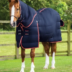 Stable Buster 450g Stable Rug with Neck Cover Navy