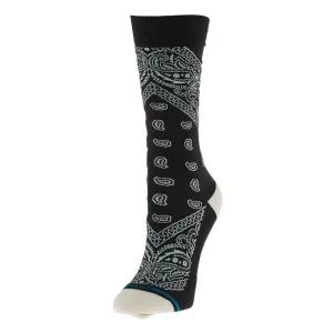 Stance Unisex Barrio Black and White Crew