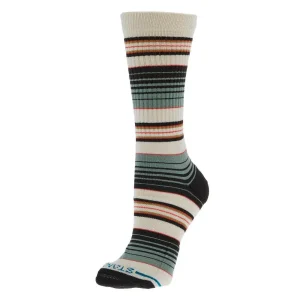 Stance Unisex Rockford Sage and Coral Crew Socks