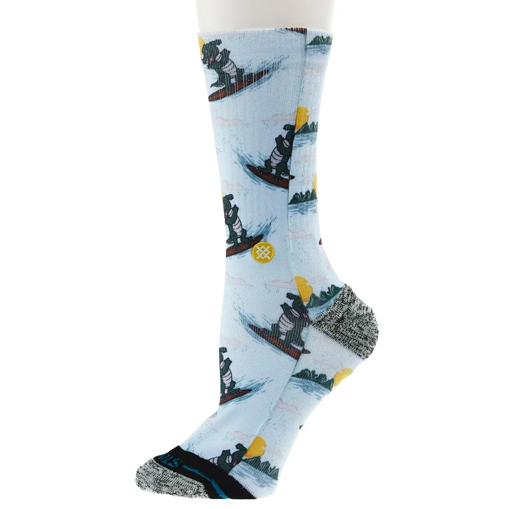 Stance Unisex Surfing Santa Blue Crew Socks - Image 2