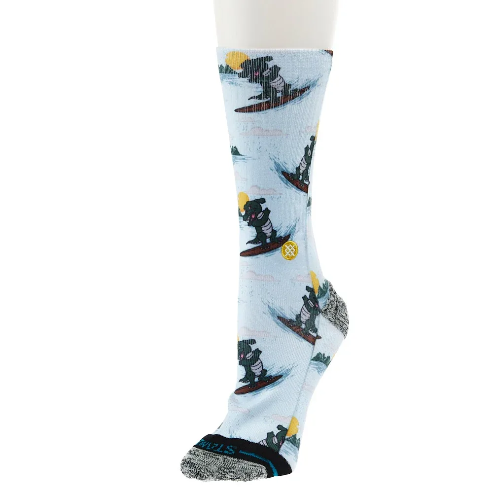 Stance Unisex Surfing Santa Blue Crew Socks