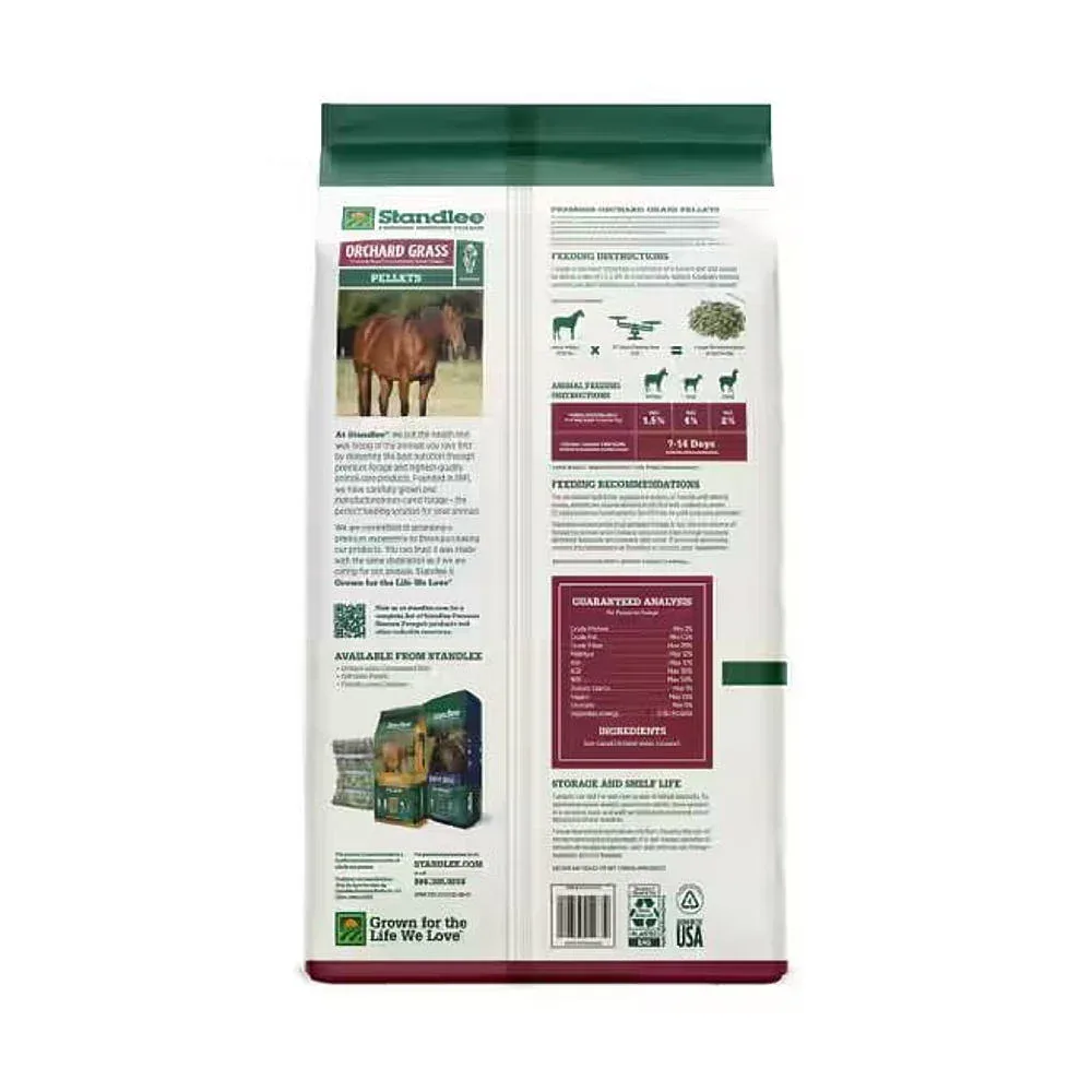 Standlee Premium Products Orchard Grass Pellets 40LB - Image 2