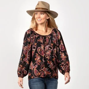 Star Paisley Whisper Top