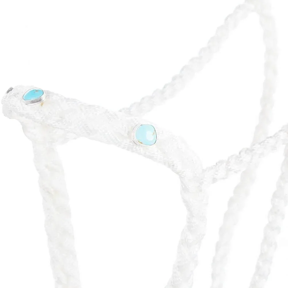 Steadfast Silver Designs Jarett Freeman/ Mule Tape Halter with Genuine Turquoise Stones - Image 2