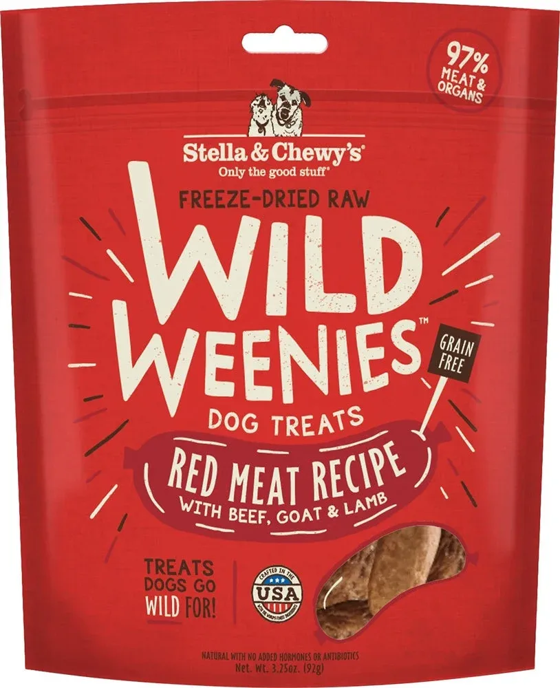Stella & Chewy's Dog Freeze-Dried Weenie Red Meat 3.25 oz