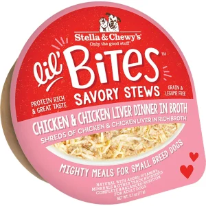 Stella & Chewy's Dog Lil Bites Savory Stew Chicken and Liver 2.7 oz. 12 ct