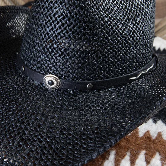 Stetson Onyx Black Summer Hat - Image 2
