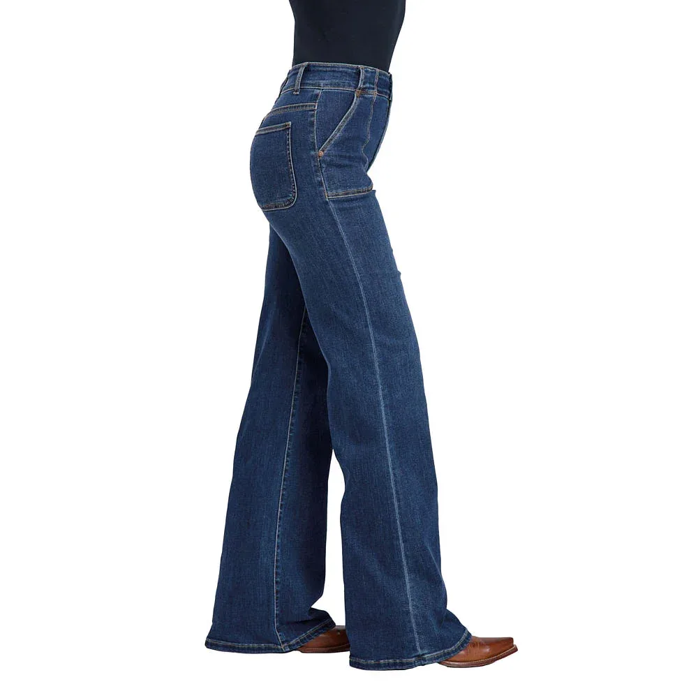 Stetson Women's High Rise Dark Wash Jean - Image 2