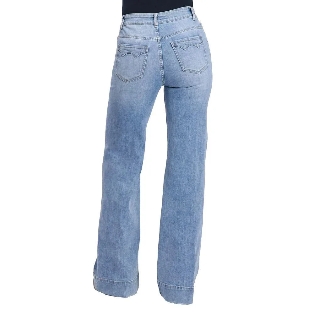 Stetson Women's High Rise Light Wash Jean