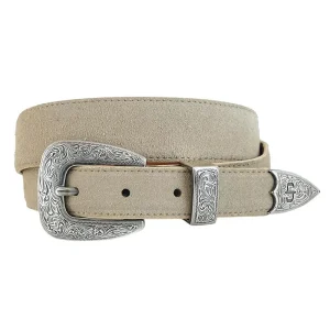 Stetson Women's Khaki Leather Belt