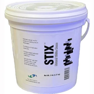 STIX Natural Stone White (5 lbs) Hydraulic Cement - Two Little Fishies