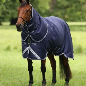 Stratus 600D Series 200g Turnout Rug with Classic Neck Cover Navy