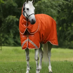 Stratus 600D Series 200g Turnout Rug with Classic Neck Cover Orange