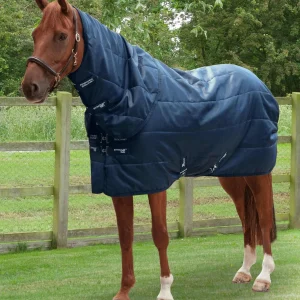 Stratus Stable Rug 100g with Neck Cover Navy