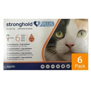 Stronghold Plus for Medium Cats 5.5 lbs to 11 lbs (2.5 kg to 5 kg)