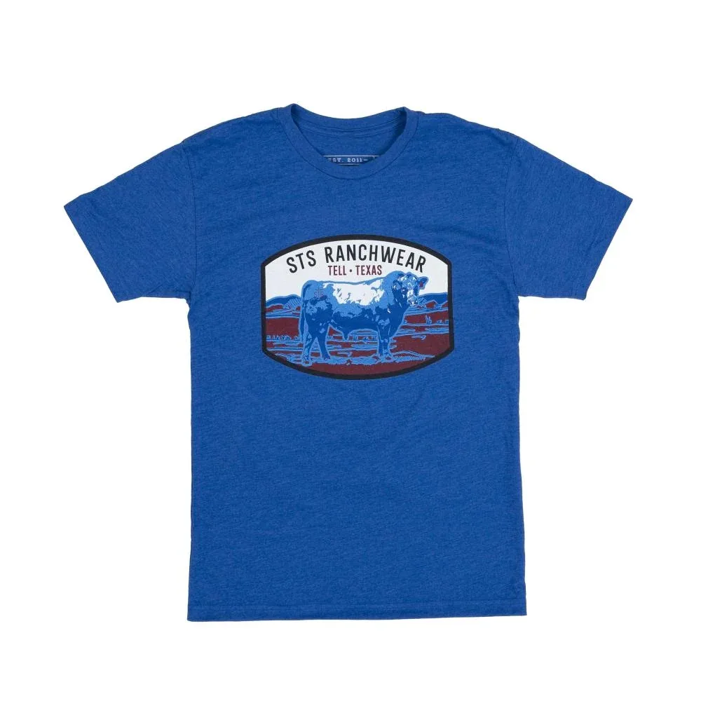 STS Ranchwear Men's Bull Americana Tee