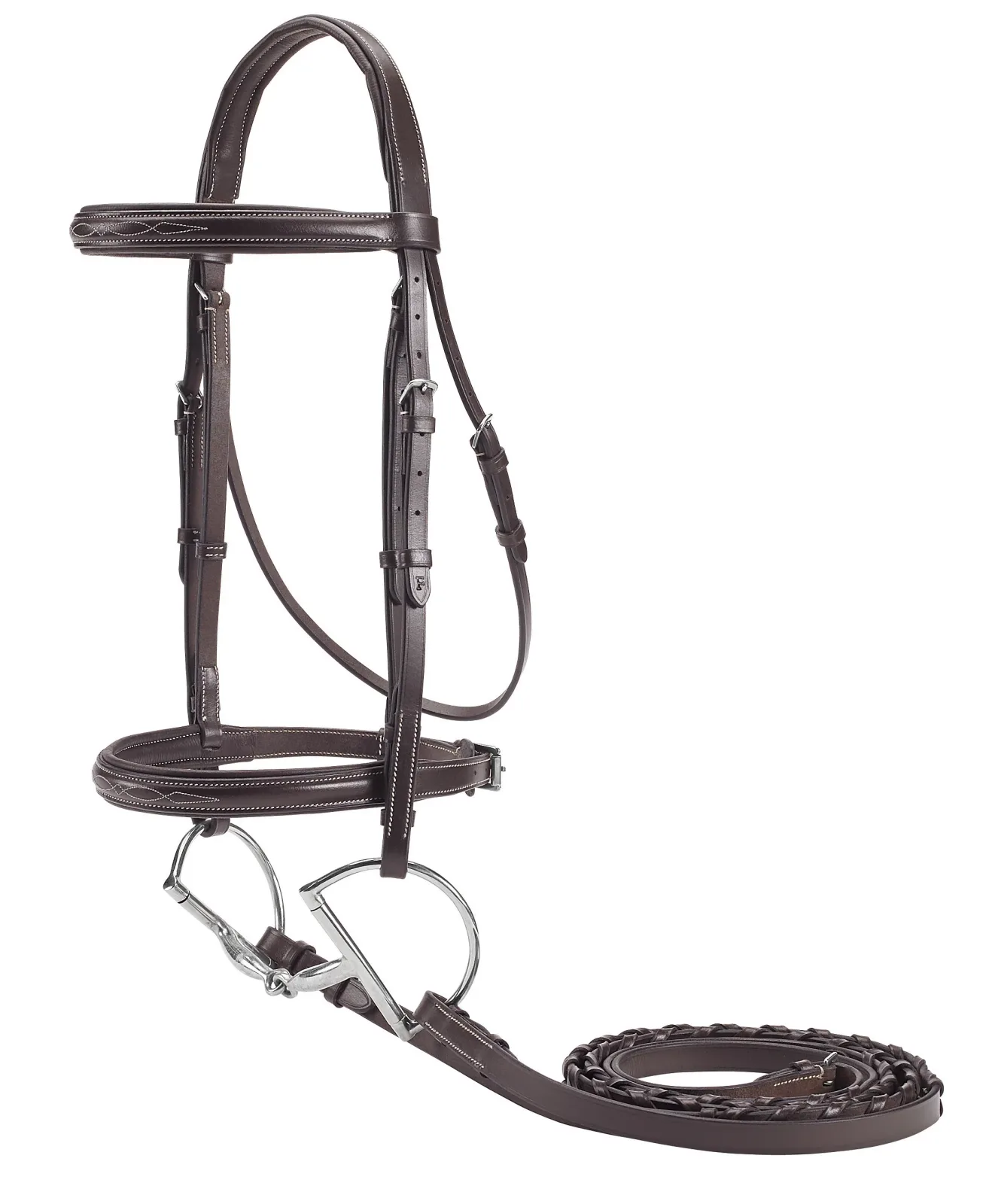 Suffolk™ Fancy-Stitched Single Crown Bridle - Image 2